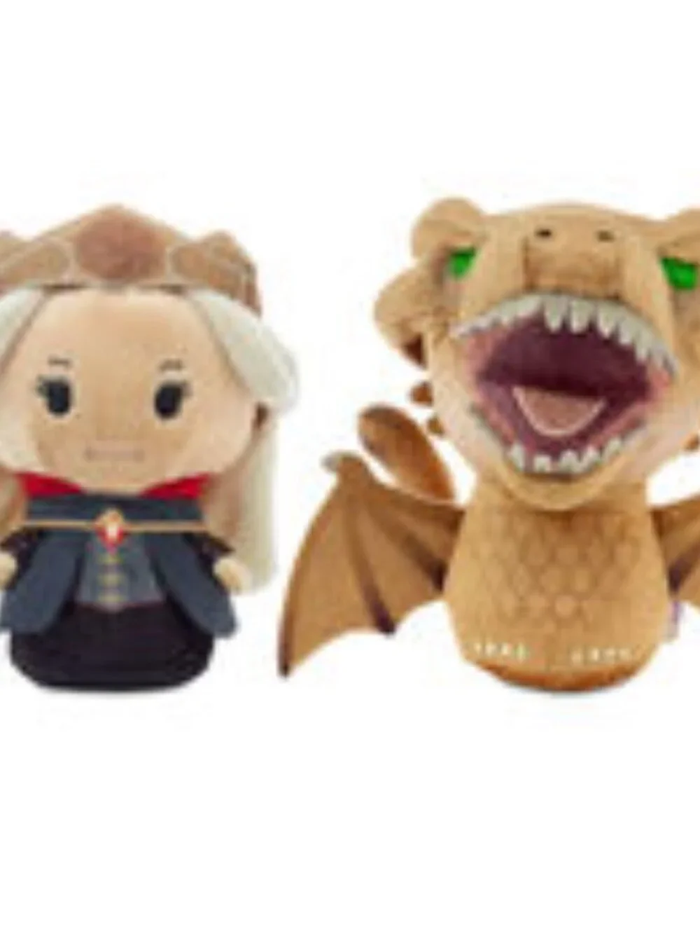 itty bittys® House of the Dragon™ Rhaenyra™ and Syrax™ Plush, Set of 2